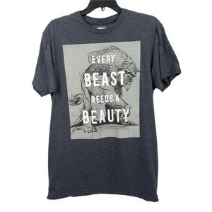 Disney Every Beast Needs A Beauty T Shirt Sz M